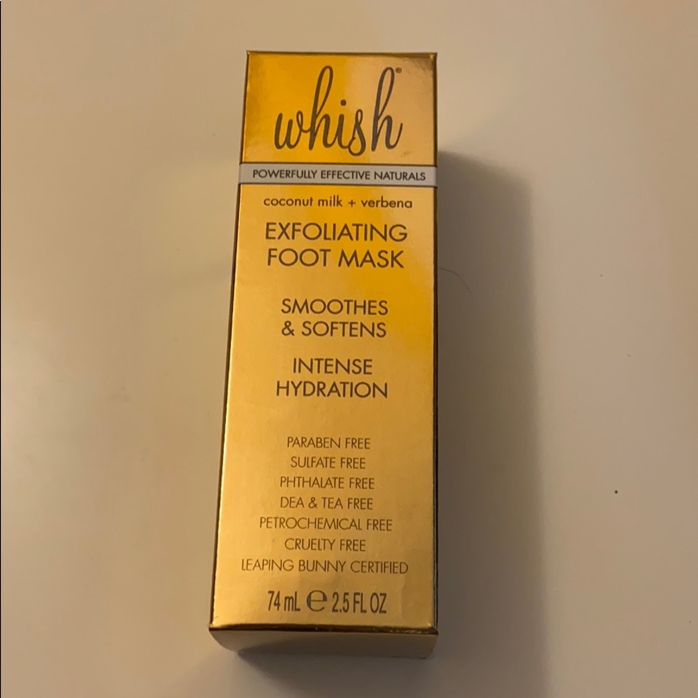 Whish exfoliating foot mask
